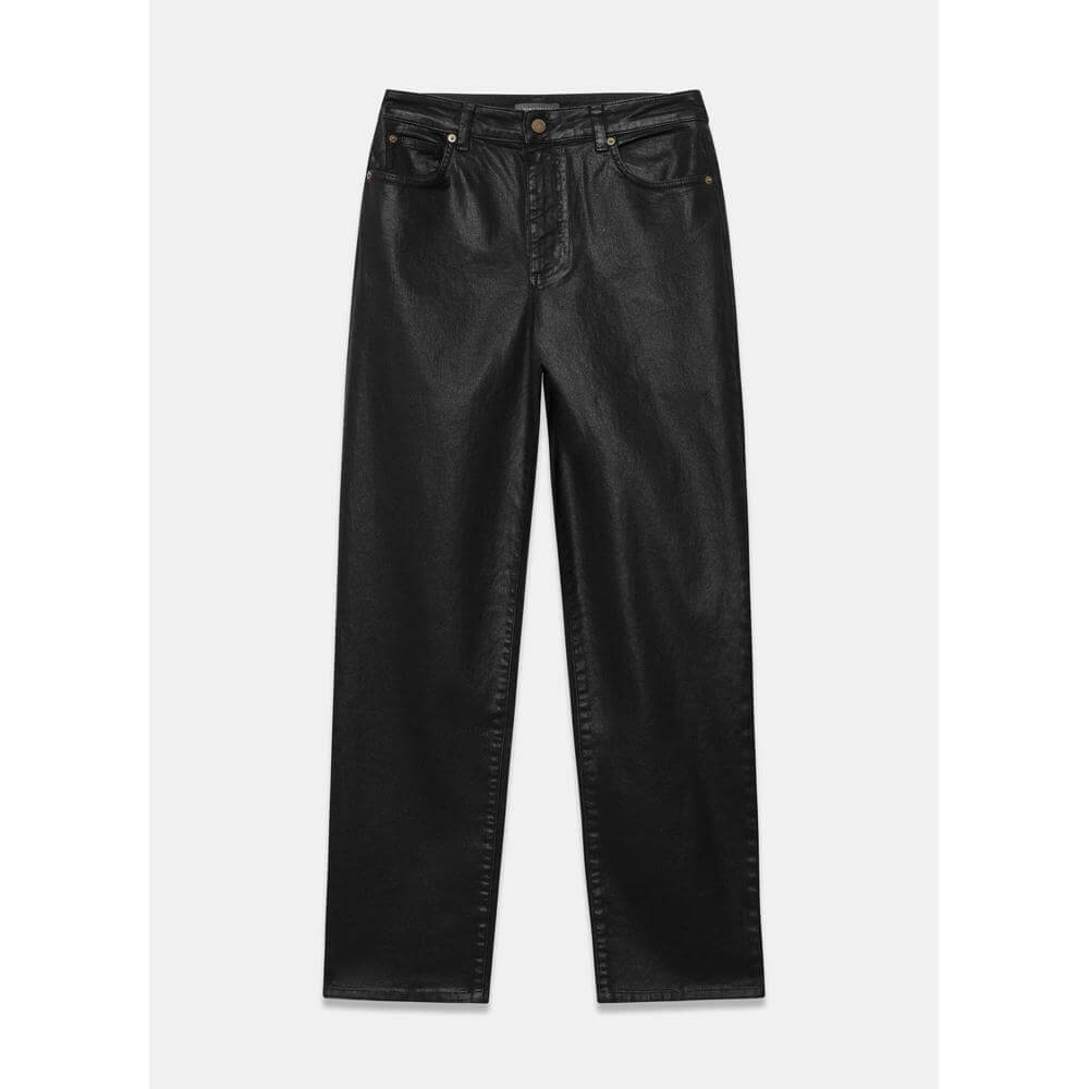 Mint Velvet Coated Tapered Jeans